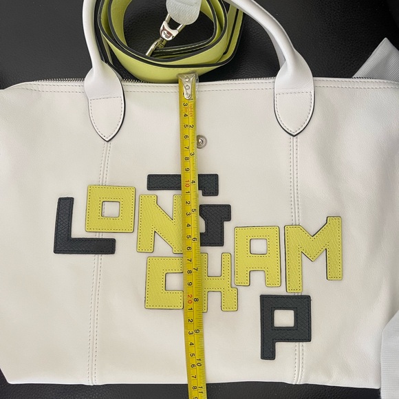 NWT LONGCHAMP Le Pliage Leather Limited Edition Crossbody Tote Bag - Picture 13 of 14